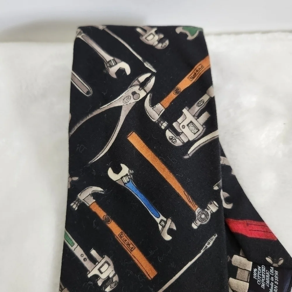 Tango By Max Raab Tool Time Mechanic Home Improvement Necktie Tie
